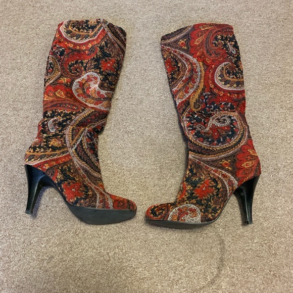 diba paisley boots